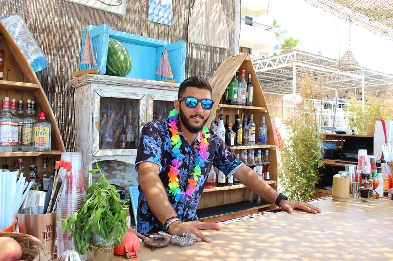Tonic Beach Bar on Sunday